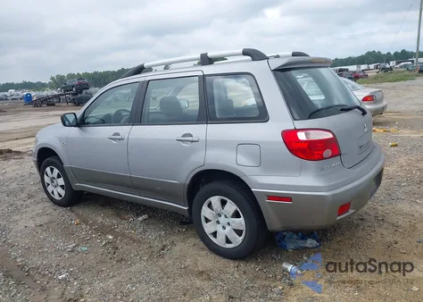 2005 Mitsubishi Outlander Ls from USA, damaged, VIN JA4LX31F55U018016